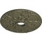 Ekena Millwork Norwich Ceiling Medallion (Fits Canopies up to 4 1/2"), 18"OD x 3 1/2"ID x 1 3/8"P, Painted Turtle CM18NOPTF - alternate 4